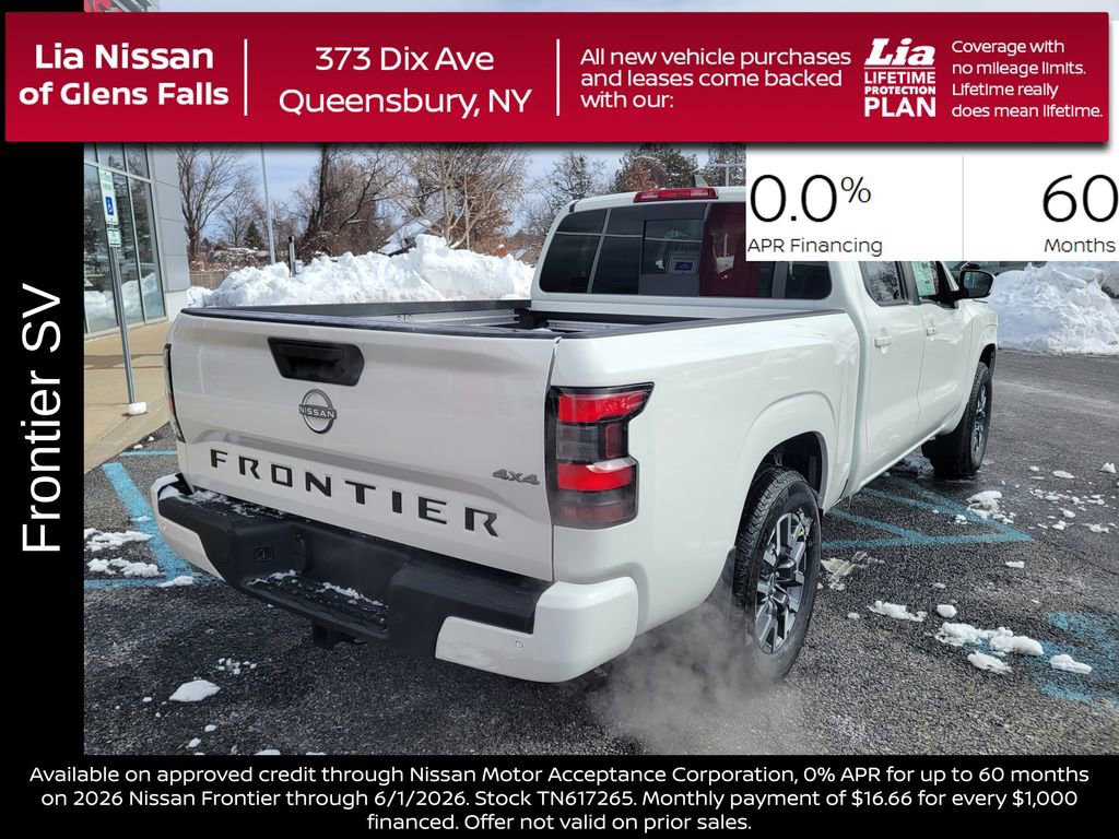 New 2026 Nissan Frontier SV w/ SV Convenience Package AWD/4WD image 3