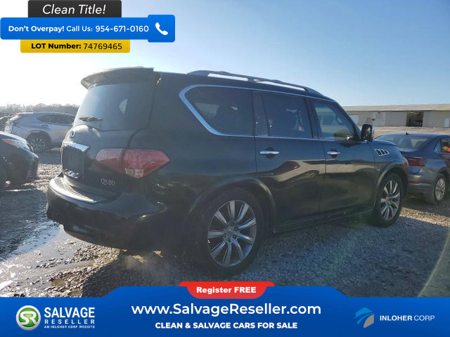 Used 2014 INFINITI QX80 4WD w/ Deluxe Touring Package image 4