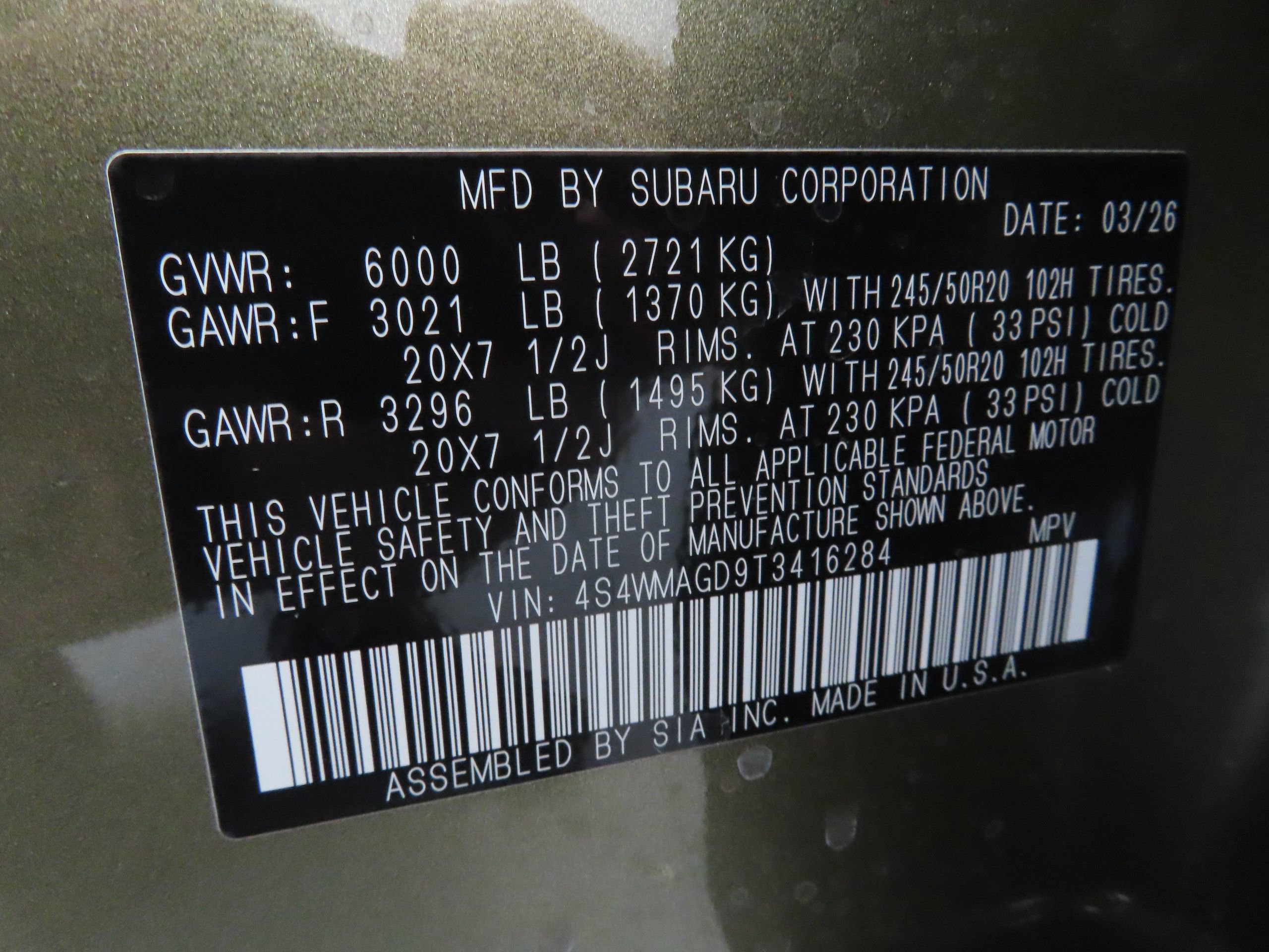 New 2026 Subaru Ascent Limited image 30