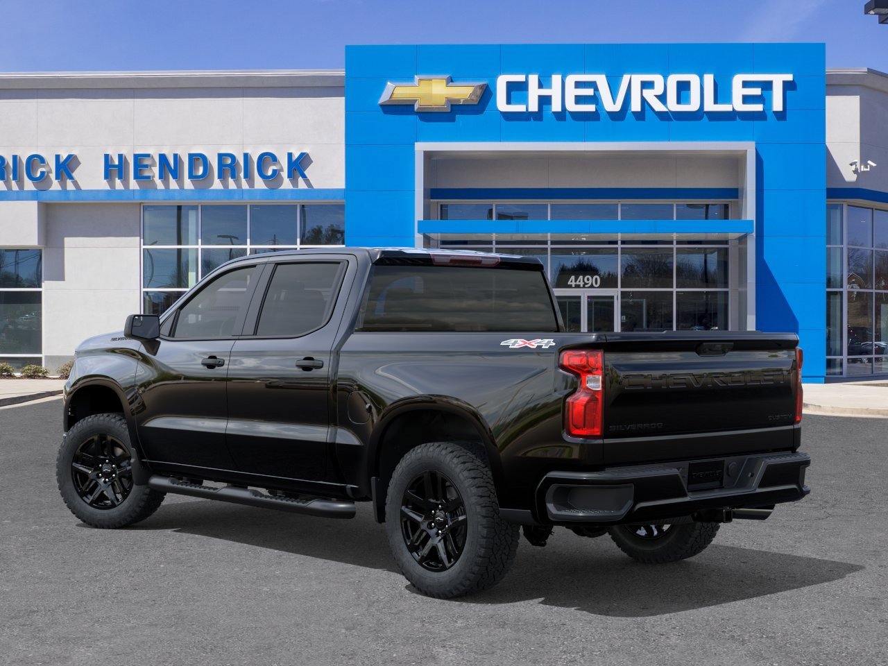 New 2026 Chevrolet Silverado 1500 Custom w/ Turbomax Blackout Package AWD/4WD image 5