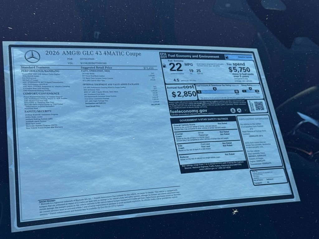 New 2026 Mercedes-Benz GLC 43 AMG GLC 43 AMGﾮ image 9