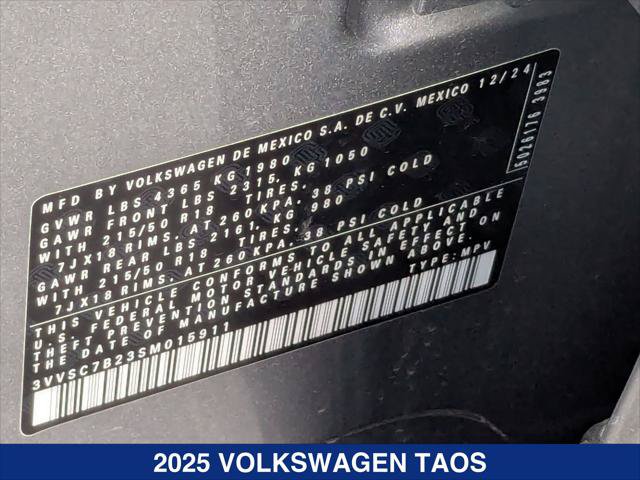 Used 2025 Volkswagen Taos SE FWD image 23