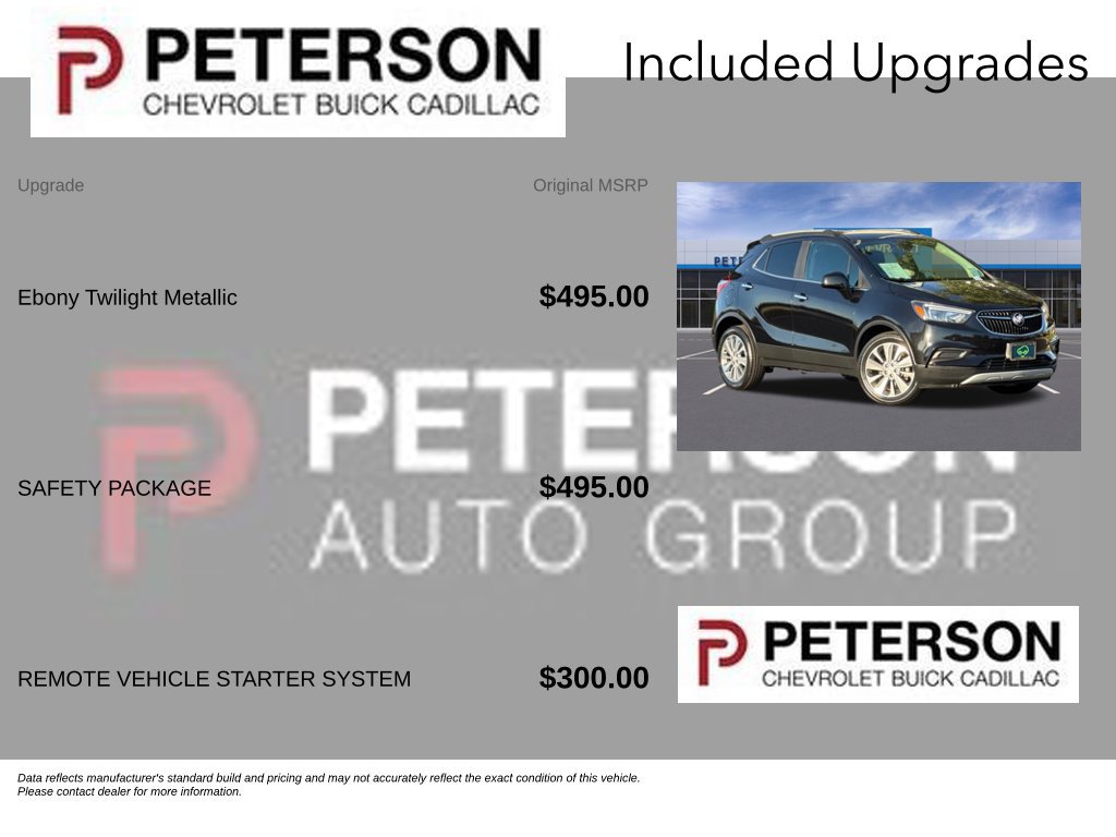 Certified 2020 Buick Encore Preferred w/ Safety Package FWD image 11
