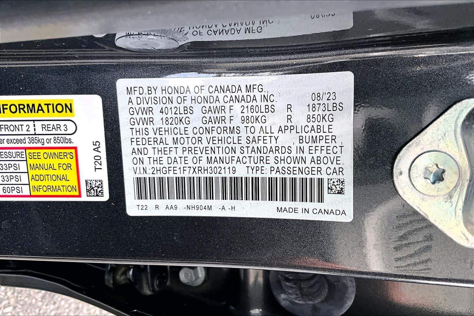 Used 2024 Honda Civic EX image 34