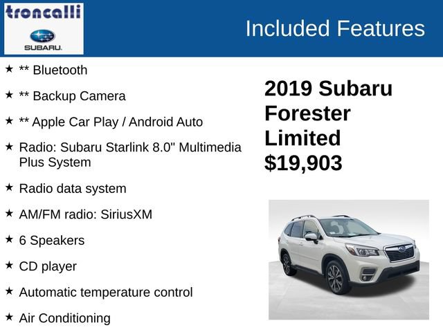 Used 2019 Subaru Forester Limited AWD/4WD image 4