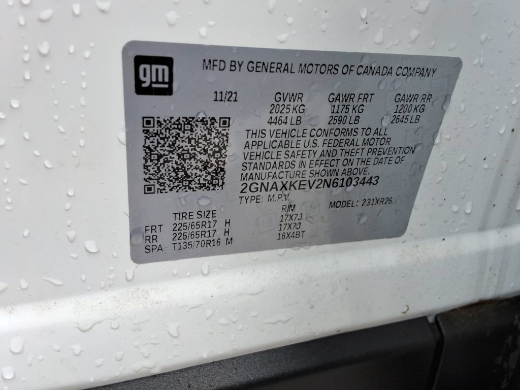 Certified 2022 Chevrolet Equinox LT FWD image 15