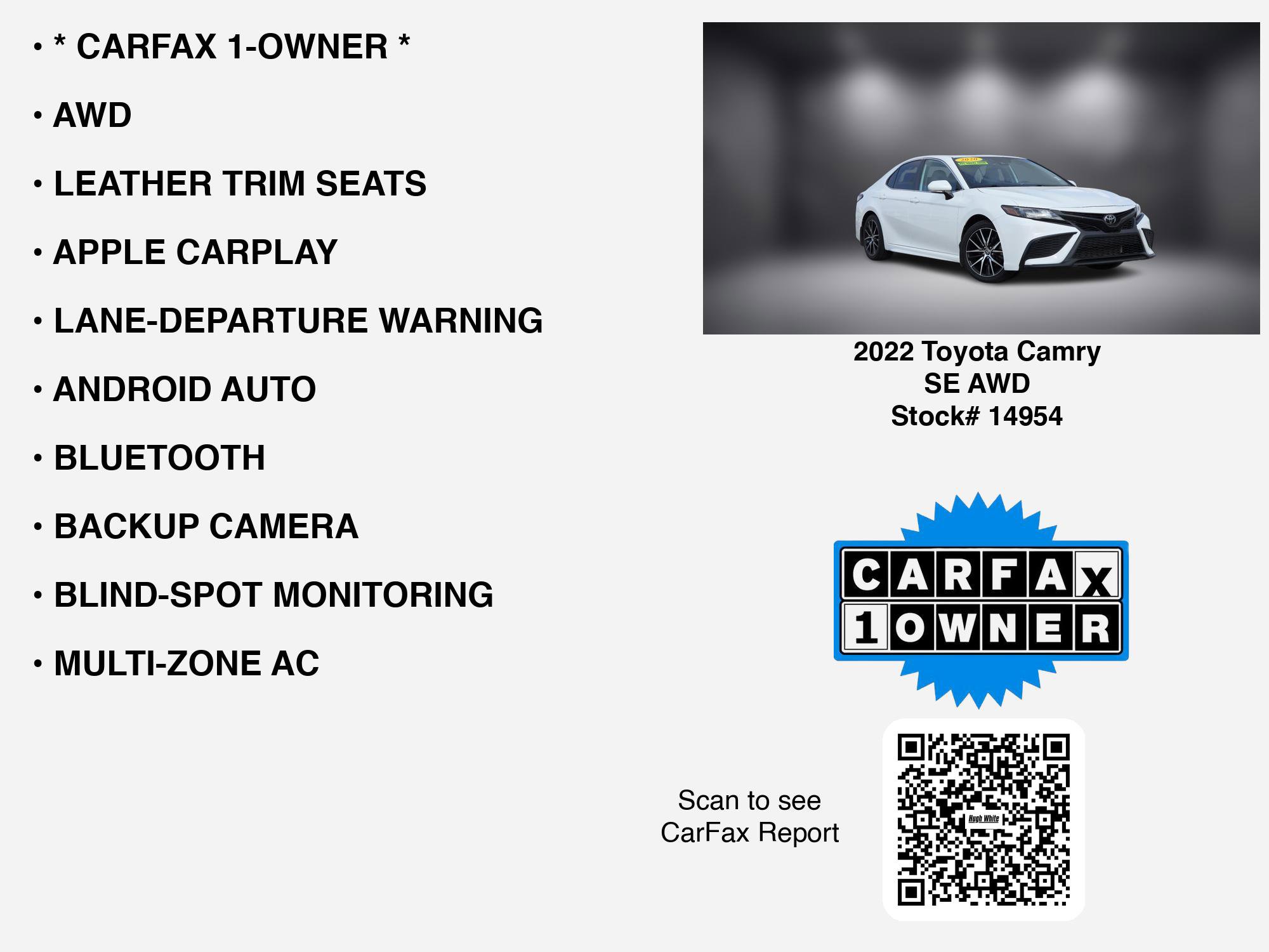Used 2022 Toyota Camry SE image 7