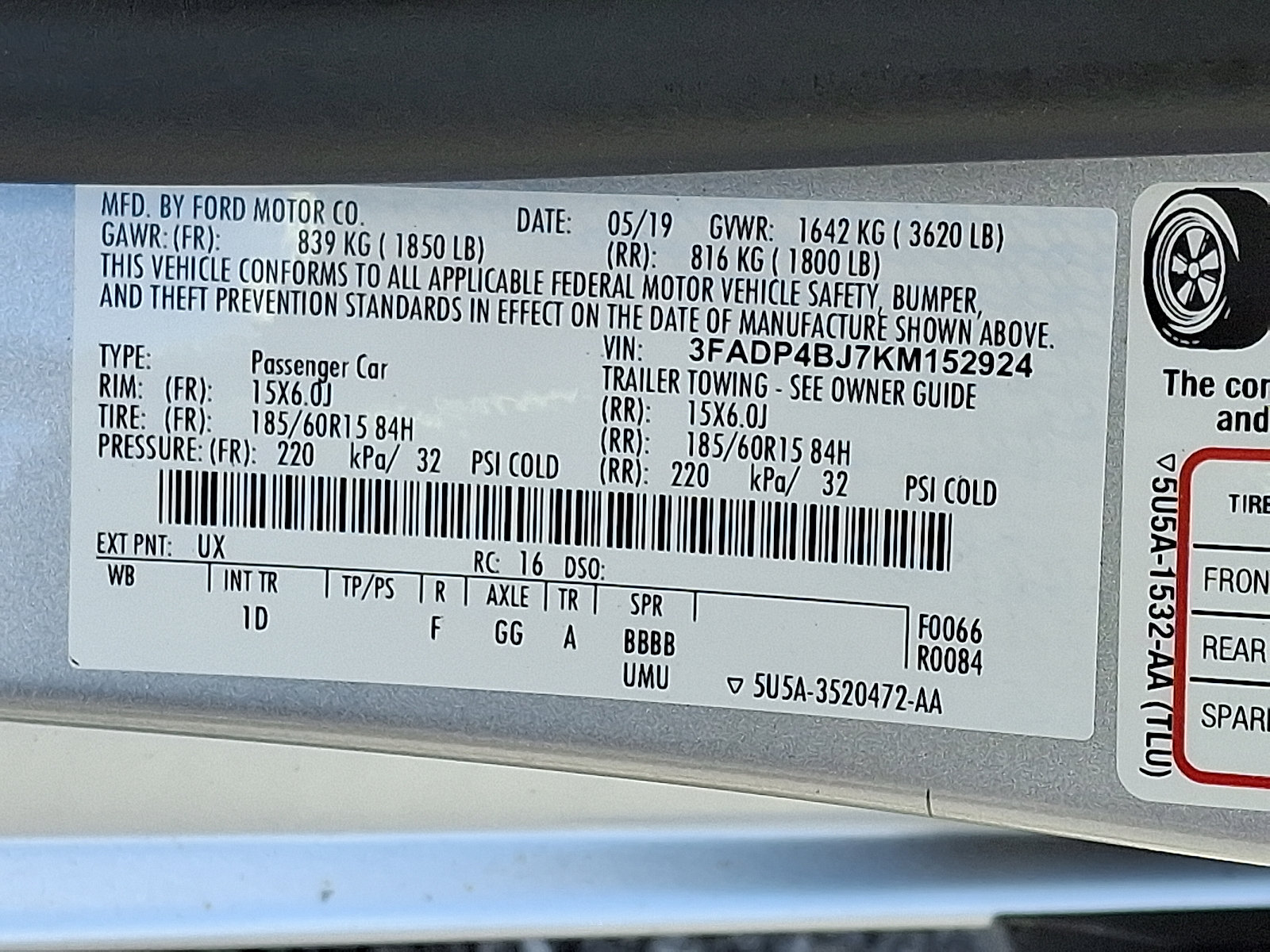 Used 2019 Ford Fiesta SE FWD image 26