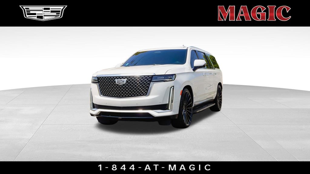 Certified 2021 Cadillac Escalade ESV Premium Luxury w/ LPO, Radiant Package AWD/4WD image 1