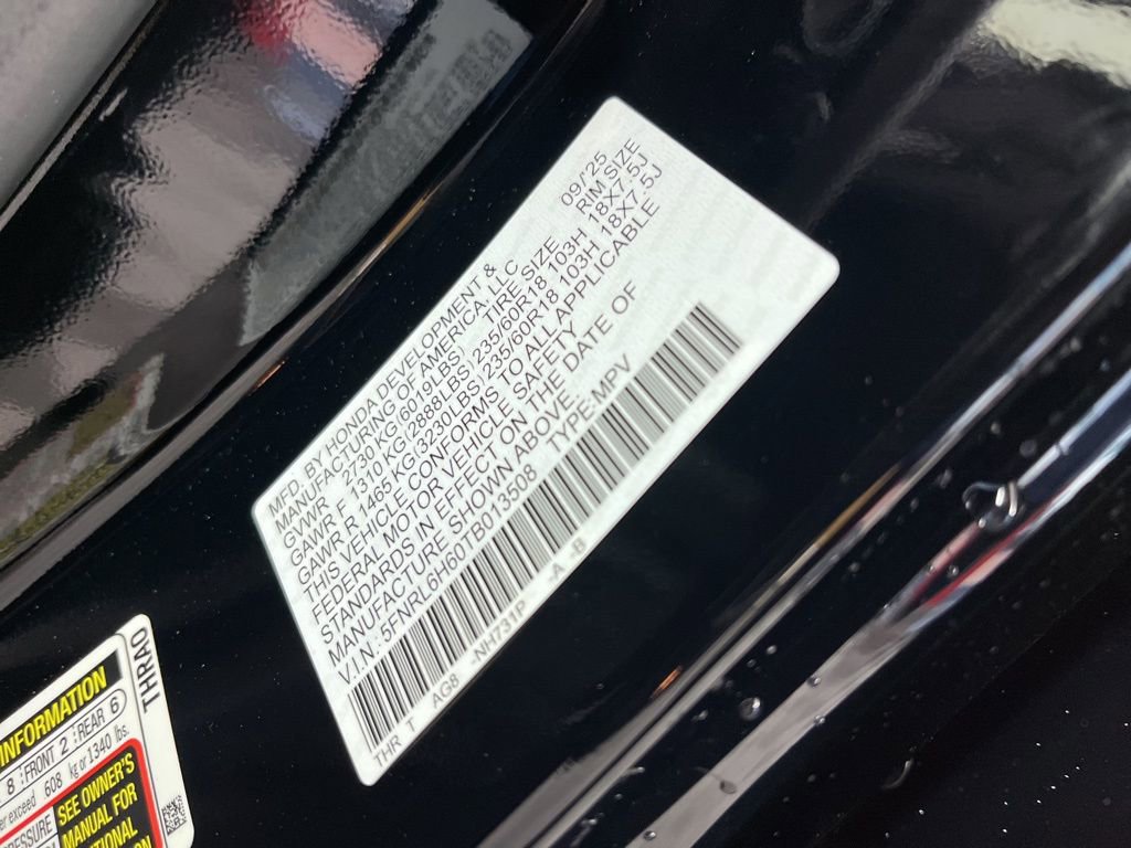 New 2026 Honda Odyssey EX-L image 27