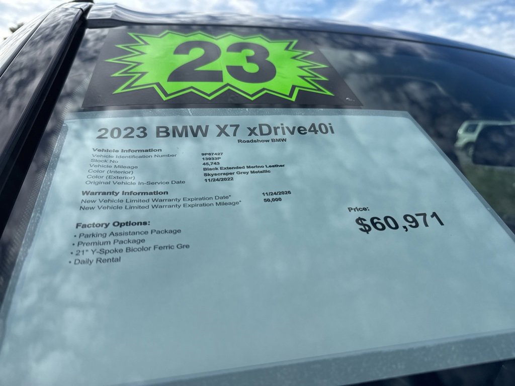 Used 2023 BMW X7 xDrive40i image 19
