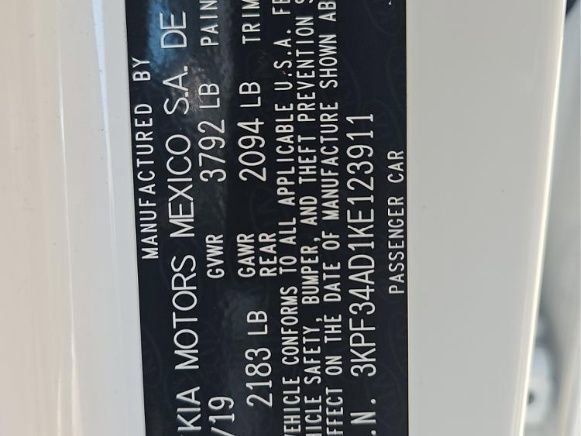 Used 2019 Kia Forte S FWD image 8
