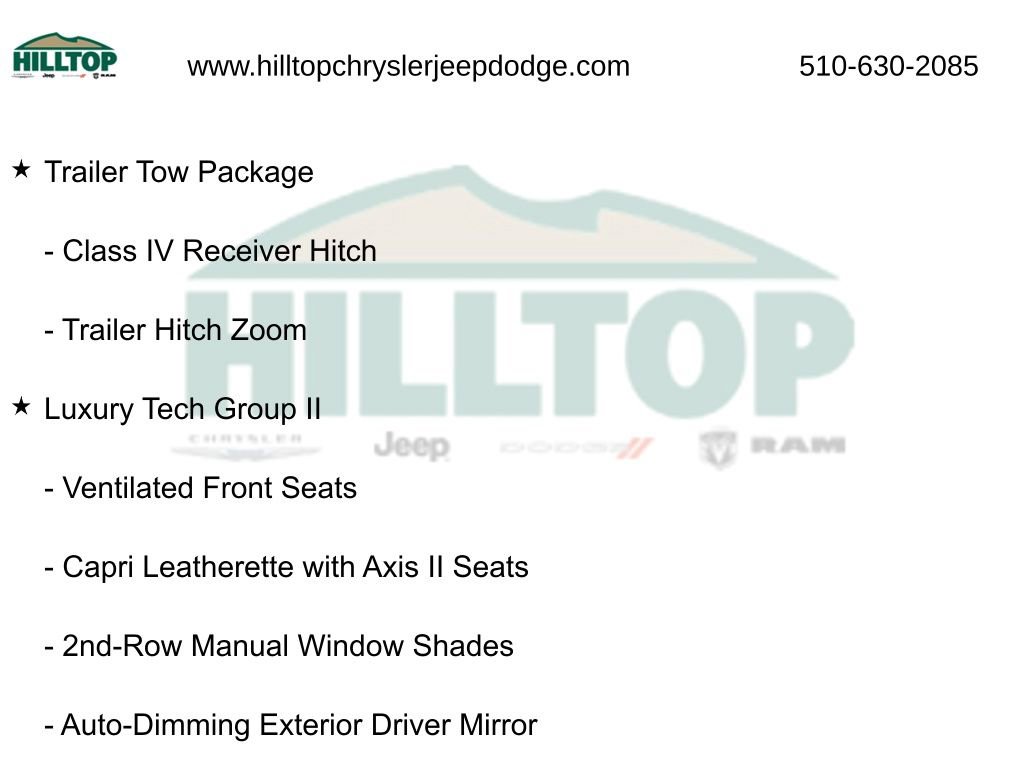 New 2025 Jeep Grand Cherokee Limited w/ Luxury Tech Group II image 10