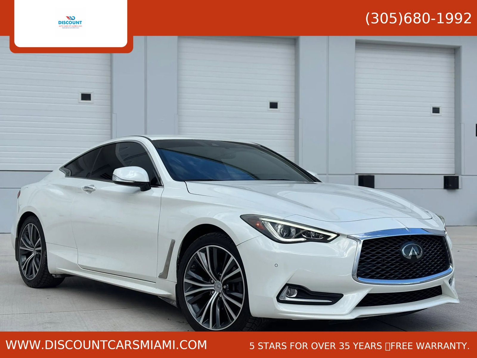 Used 2019 INFINITI Q60 3.0t Luxe w/ Essential Package image 1