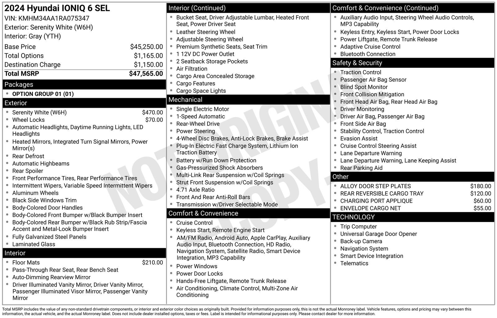 Used 2024 Hyundai Ioniq 6 Limited RWD image 29