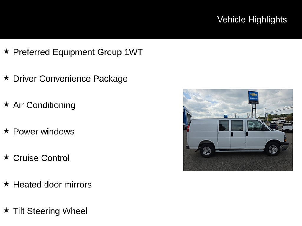 Used 2025 Chevrolet Express 2500 w/ Driver Convenience Package RWD image 9