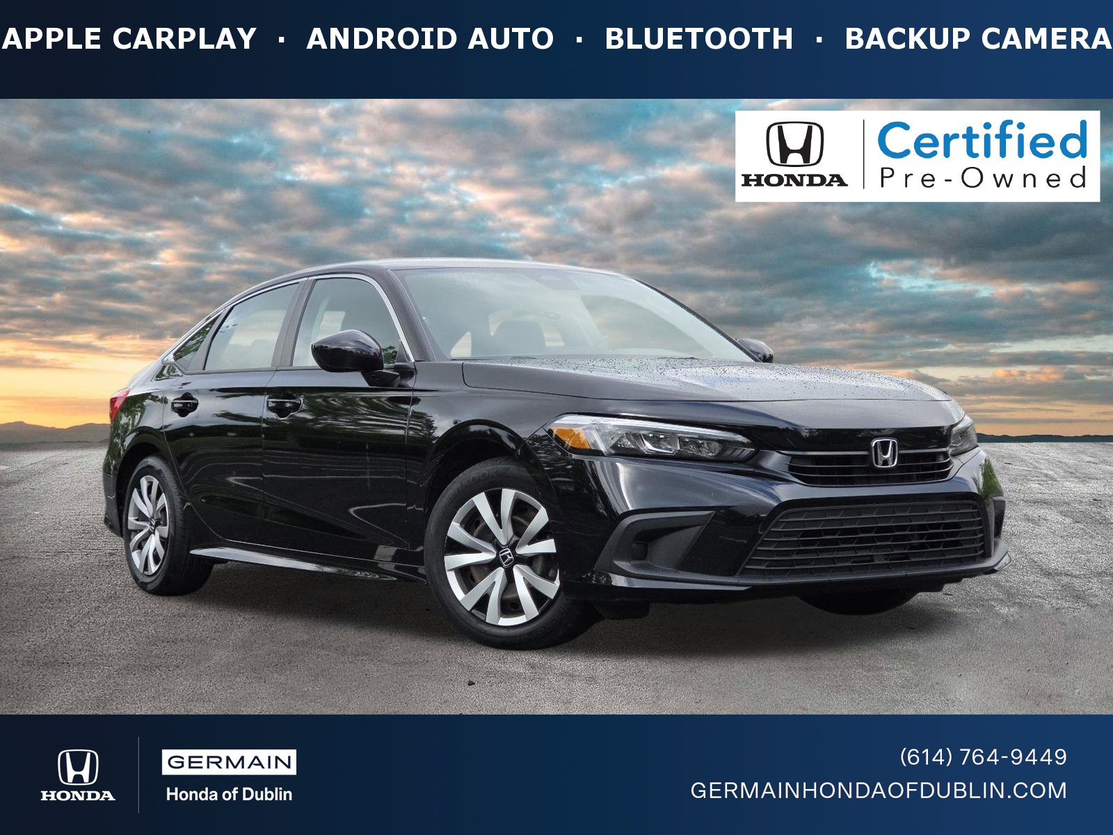Certified 2023 Honda Civic LX