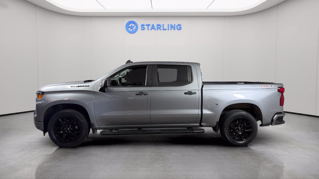 Certified 2023 Chevrolet Silverado 1500 Custom w/ LPO, Dark Essentials Package AWD/4WD image 3