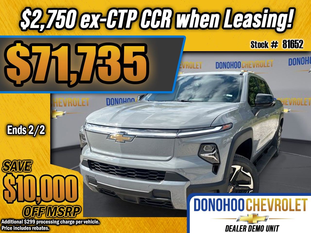 New 2026 Chevrolet Silverado EV LT w/ Premium Package image 1