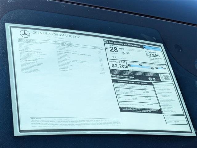 New 2026 Mercedes-Benz GLA 250 4MATIC image 17