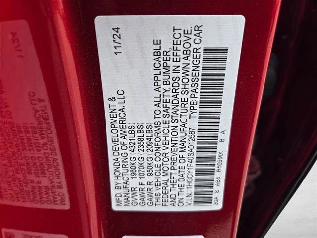 Used 2025 Honda Accord SE image 23