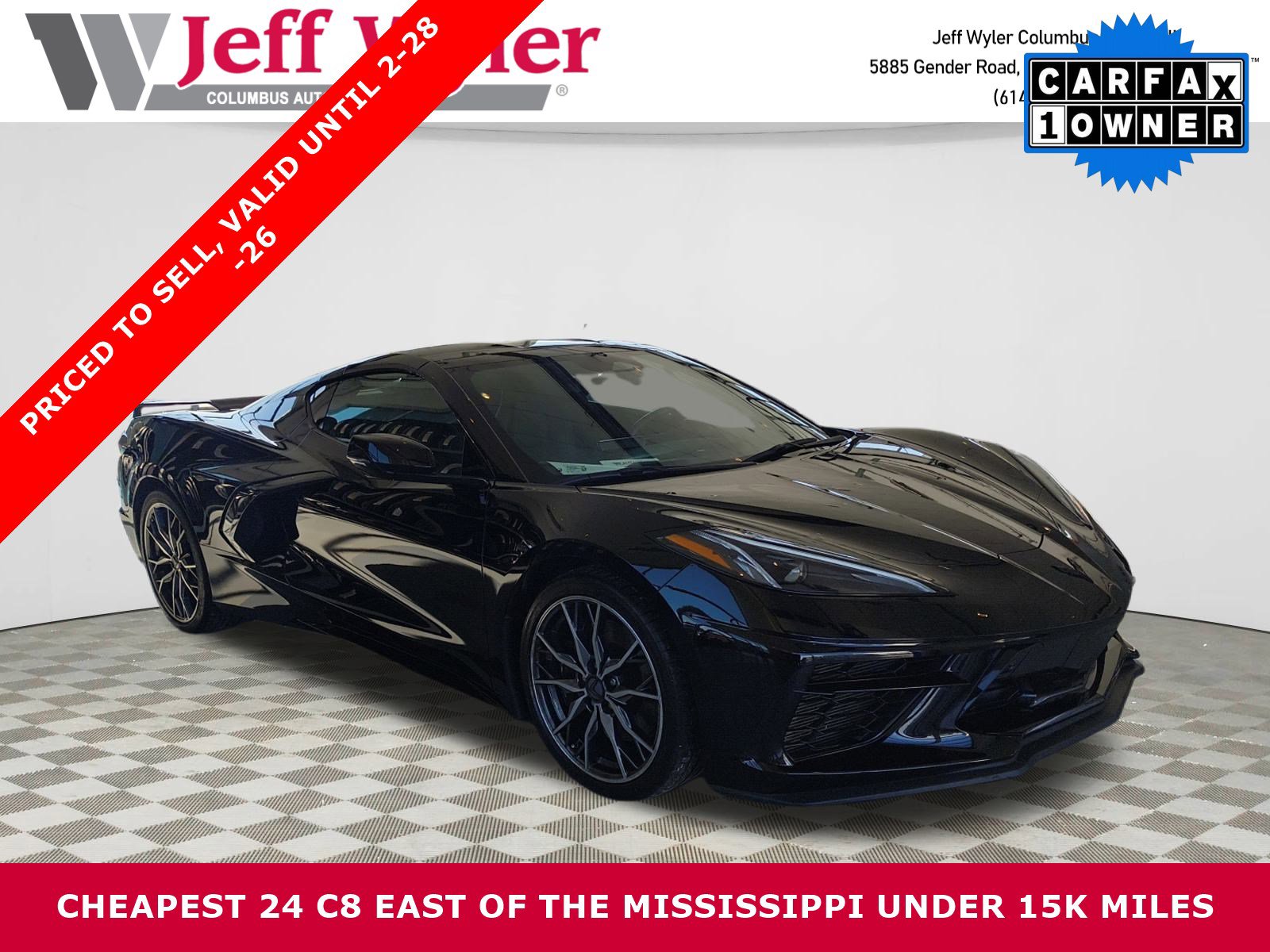 Used 2024 Chevrolet Corvette Stingray Preferred Cpe w/ Z51 Performance Package
