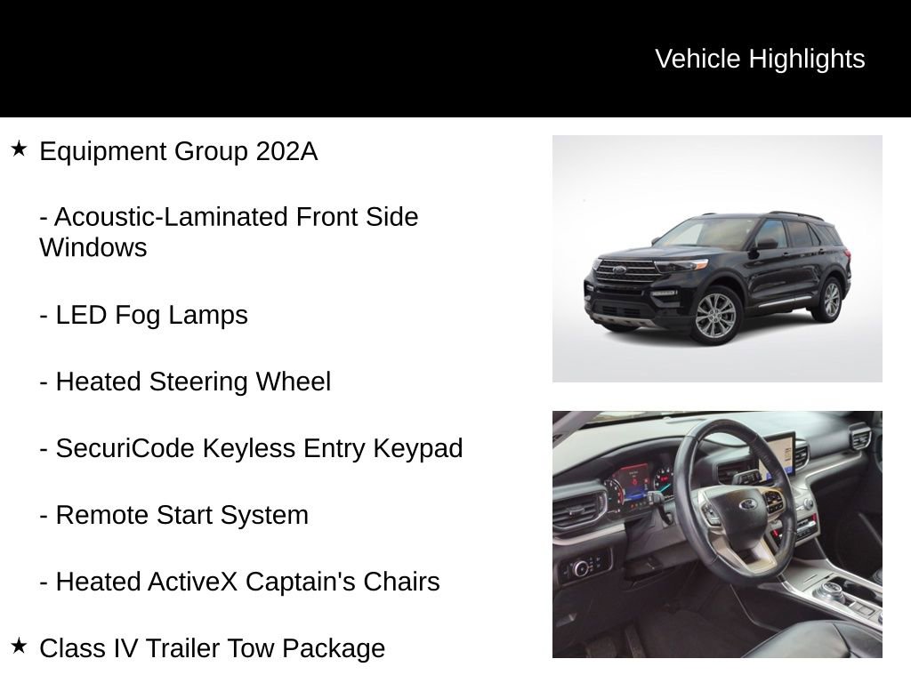 Used 2023 Ford Explorer XLT w/ Equipment Group 202A image 6