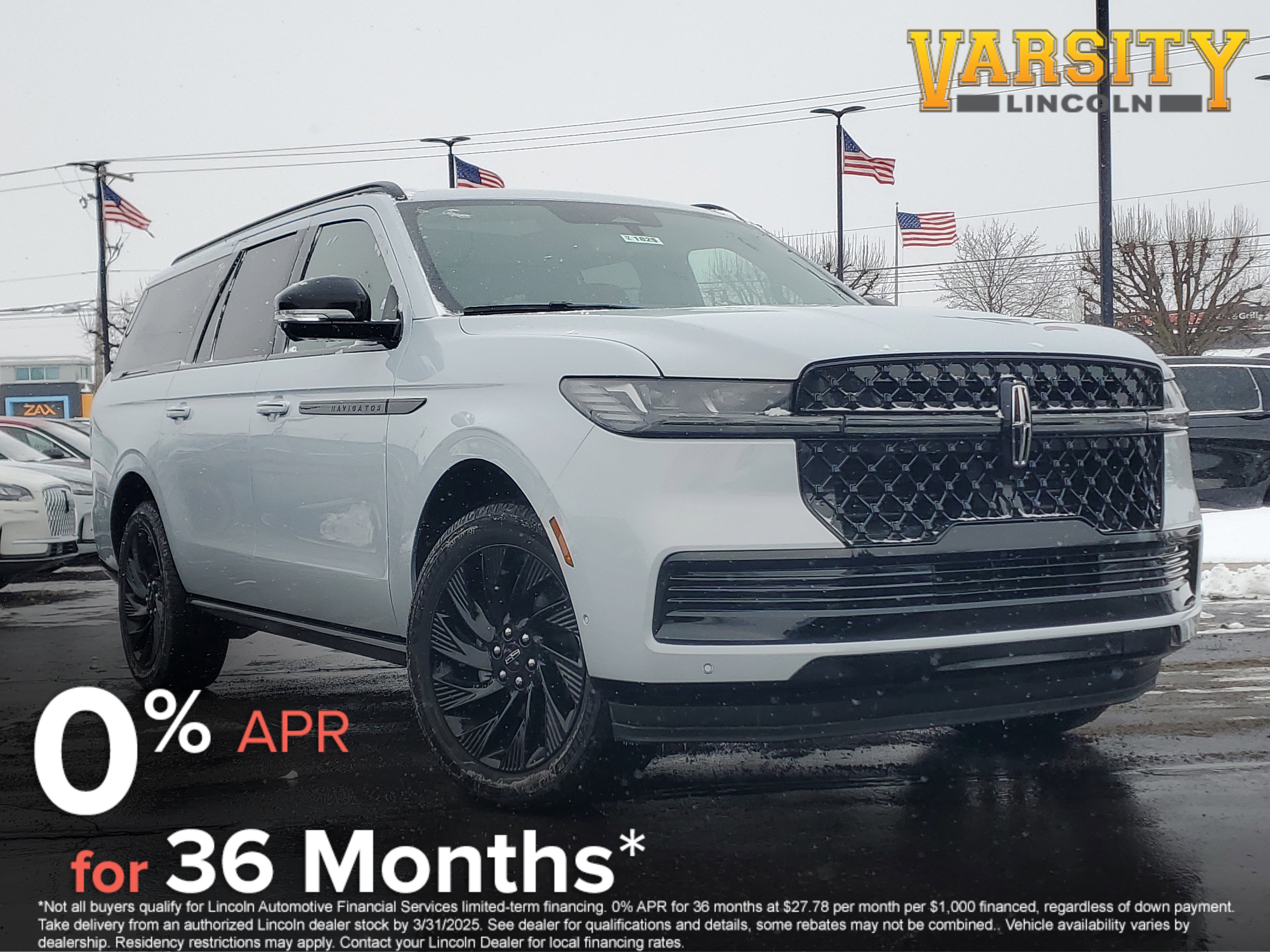 New 2025 Lincoln Navigator L Reserve w/ Jet Appearance Package