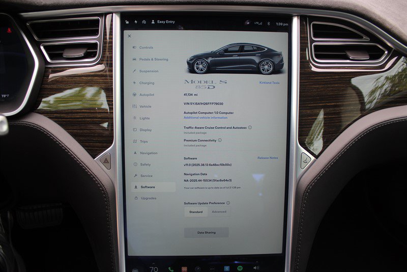 Used 2015 Tesla Model S 85D AWD/4WD image 8
