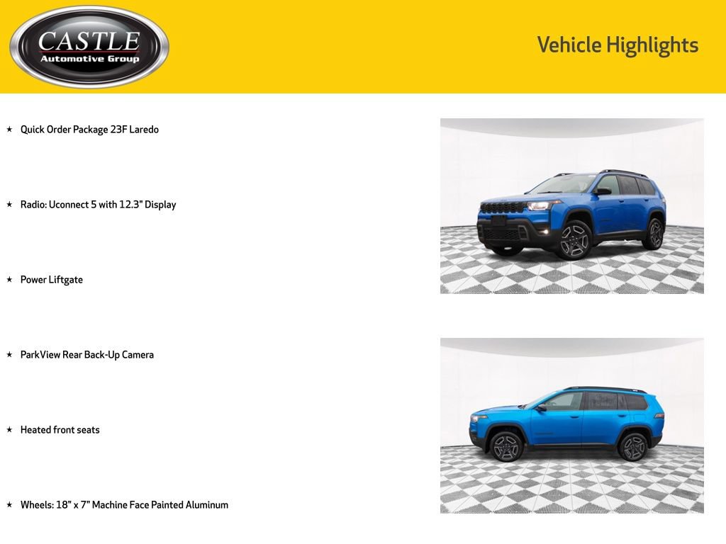 New 2026 Jeep Cherokee Laredo AWD/4WD image 3