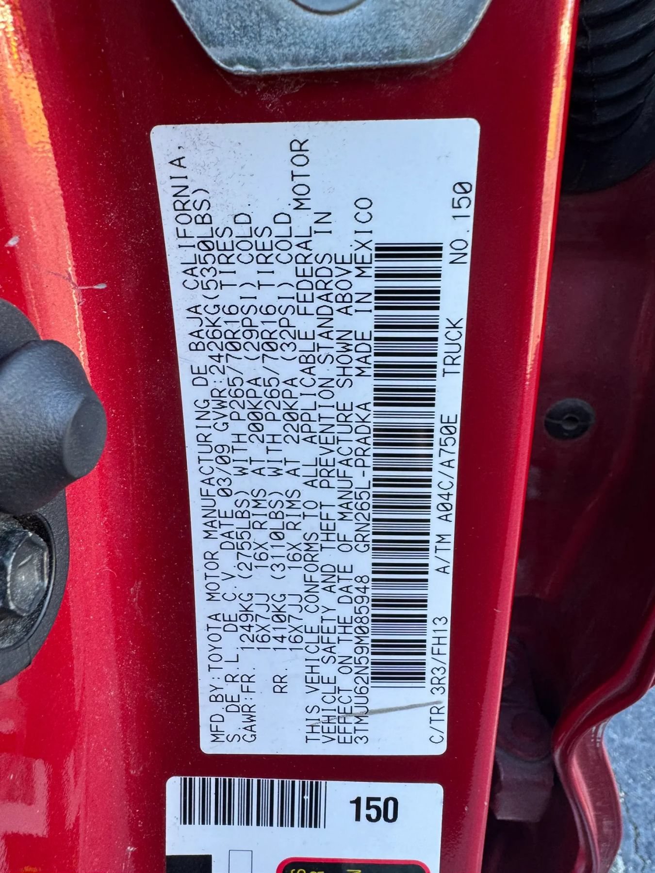 Used 2009 Toyota Tacoma PreRunner RWD image 31