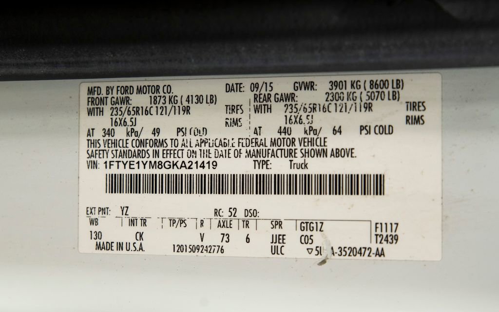 Used 2016 Ford Transit 150 130 Low Roof image 24