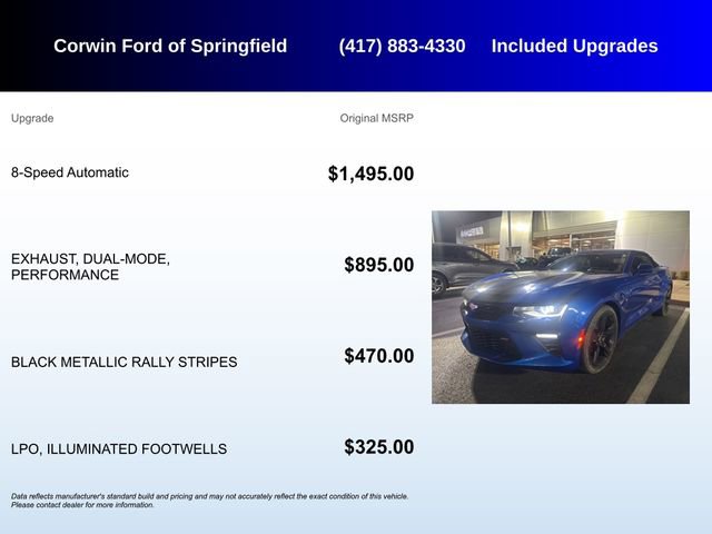 Used 2016 Chevrolet Camaro SS image 5