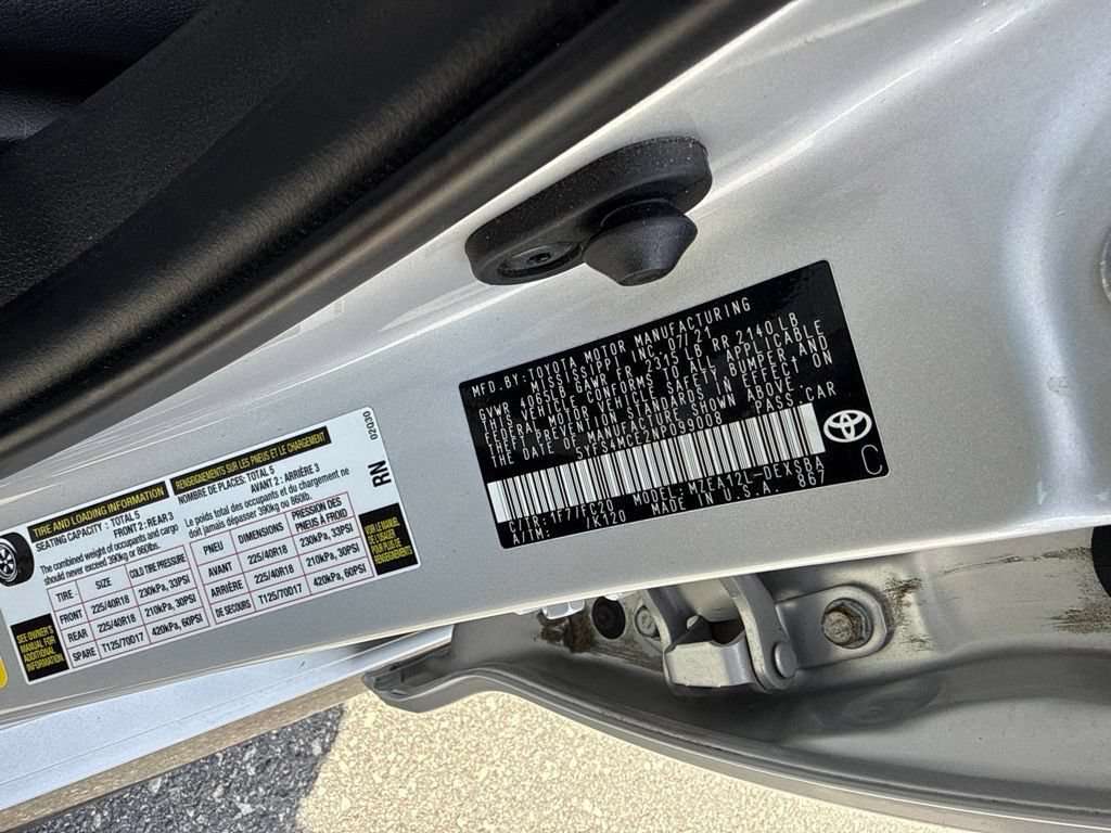 Used 2022 Toyota Corolla SE FWD image 21