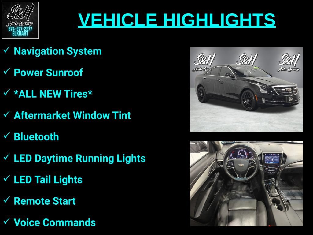 Used 2015 Cadillac ATS Premium AWD/4WD image 3