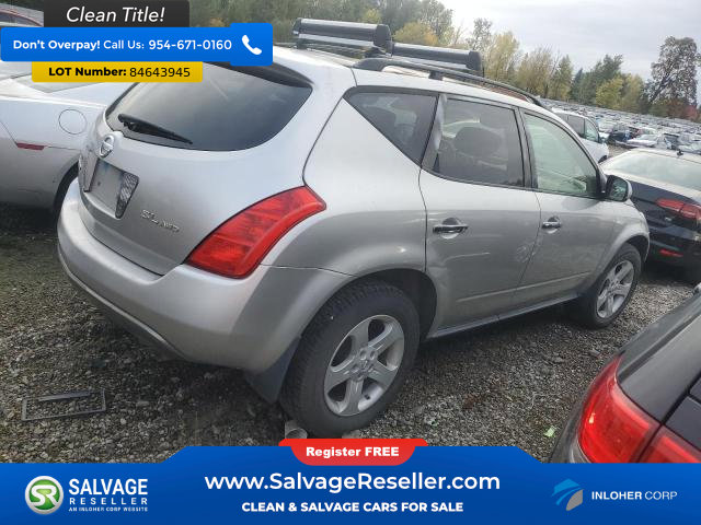 Used 2005 Nissan Murano SL w/ (G04) SL Touring Pkg image 4