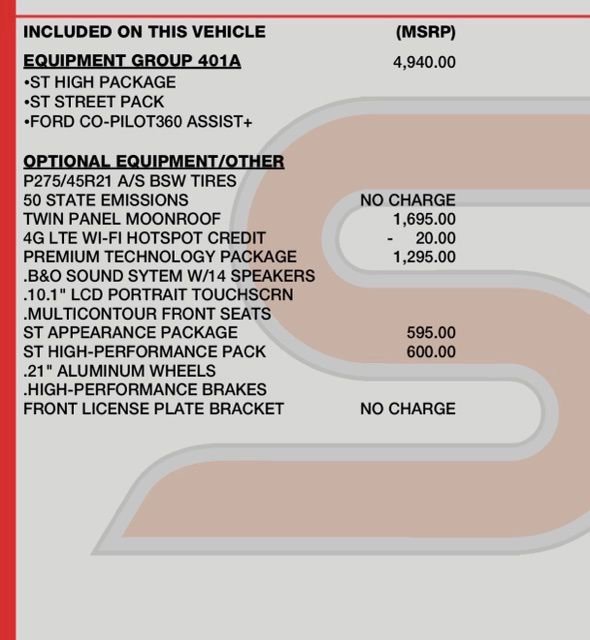 Used 2023 Ford Explorer ST w/ Equipment Group 401A image 22