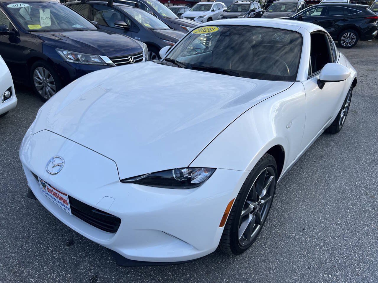 Used 2020 MAZDA MX-5 Miata RF Grand Touring RWD image 3