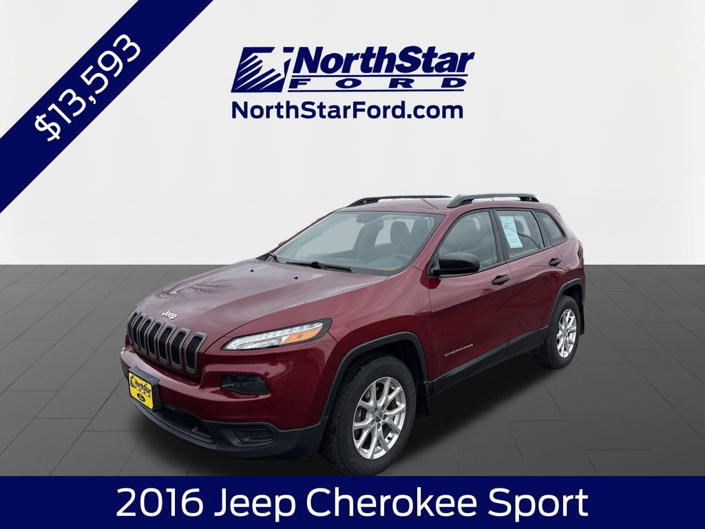 Used 2016 Jeep Cherokee Sport w/ Cold Weather Group AWD/4WD image 1