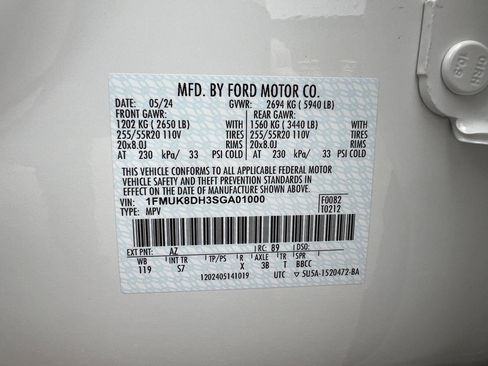 Used 2025 Ford Explorer Active w/ Active Comfort Package AWD/4WD image 53