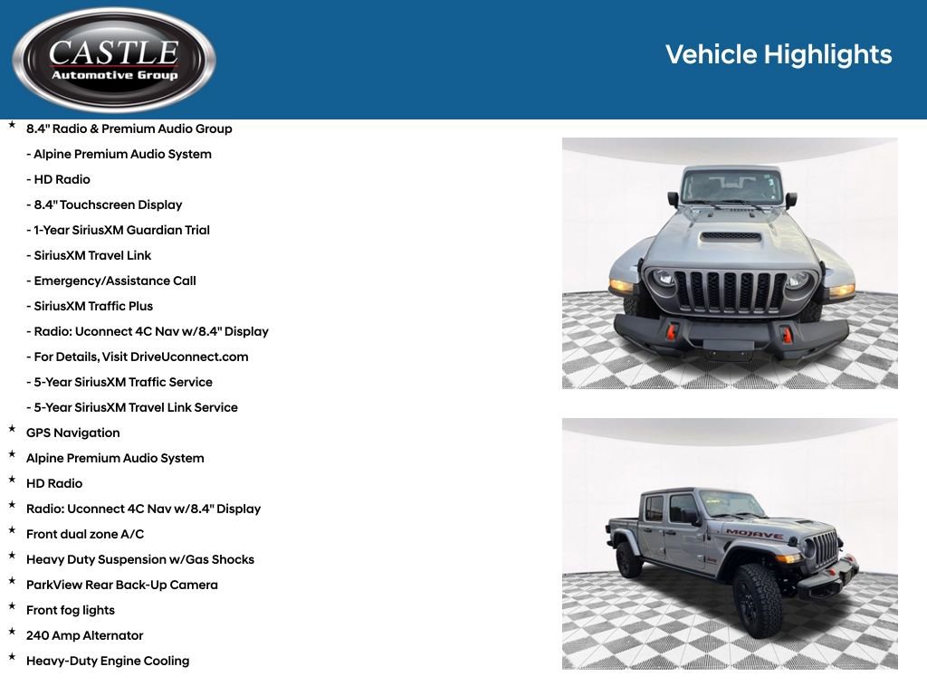 Used 2021 Jeep Gladiator Mojave image 8