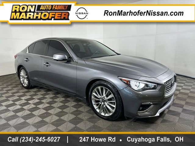 Used 2021 INFINITI Q50 Luxe w/ Cargo Package image 1