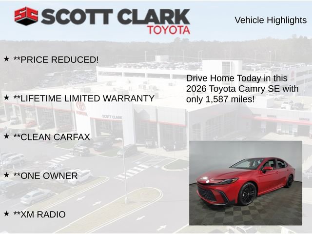 Used 2026 Toyota Camry SE FWD image 12