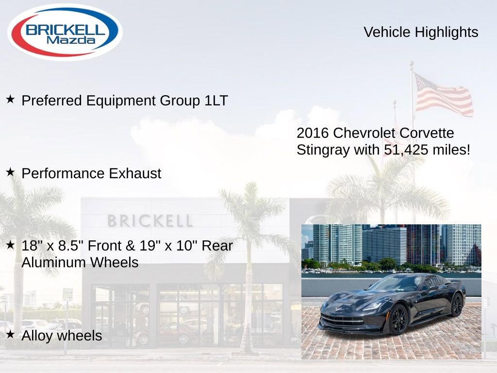 Used 2016 Chevrolet Corvette Stingray Coupe RWD image 17