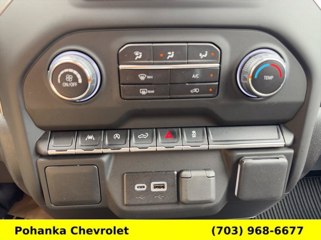 Certified 2025 Chevrolet Silverado 1500 Custom w/ Turbomax Blackout Package AWD/4WD image 15