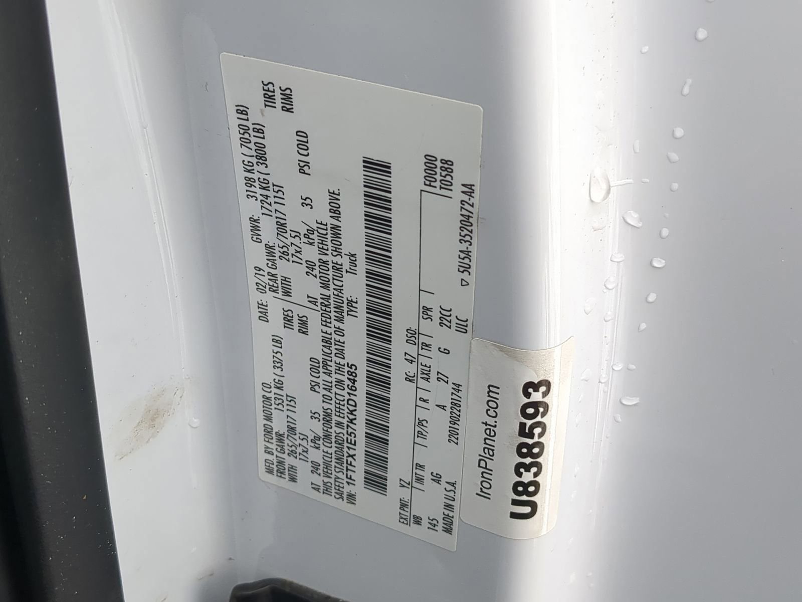 Used 2019 Ford F150 XL w/ Equipment Group 101A Mid image 37