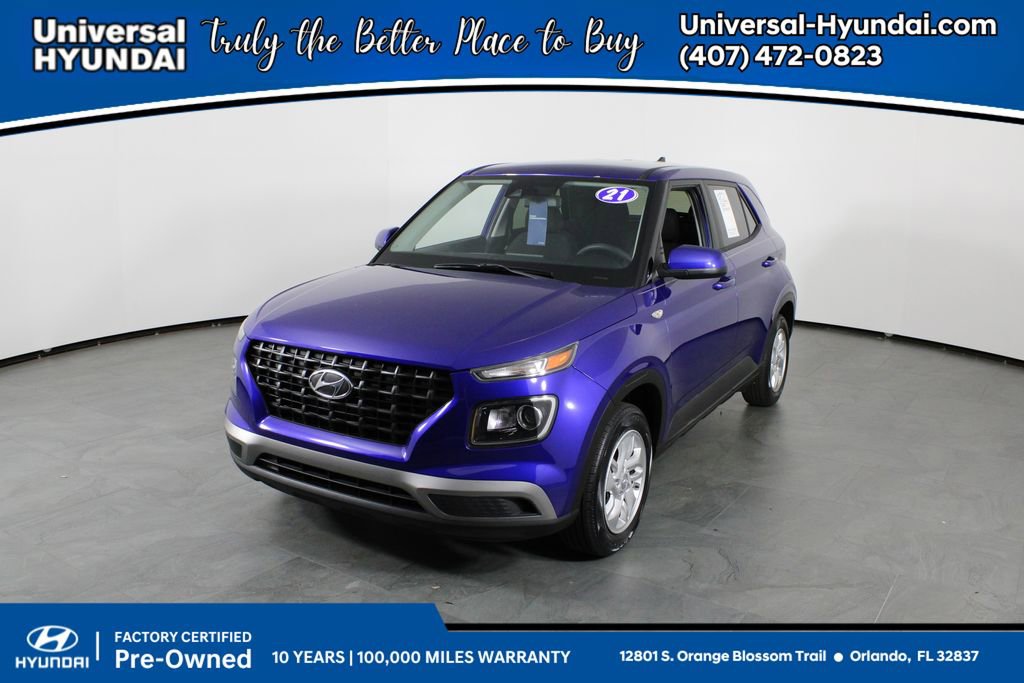 Certified 2021 Hyundai Venue SE