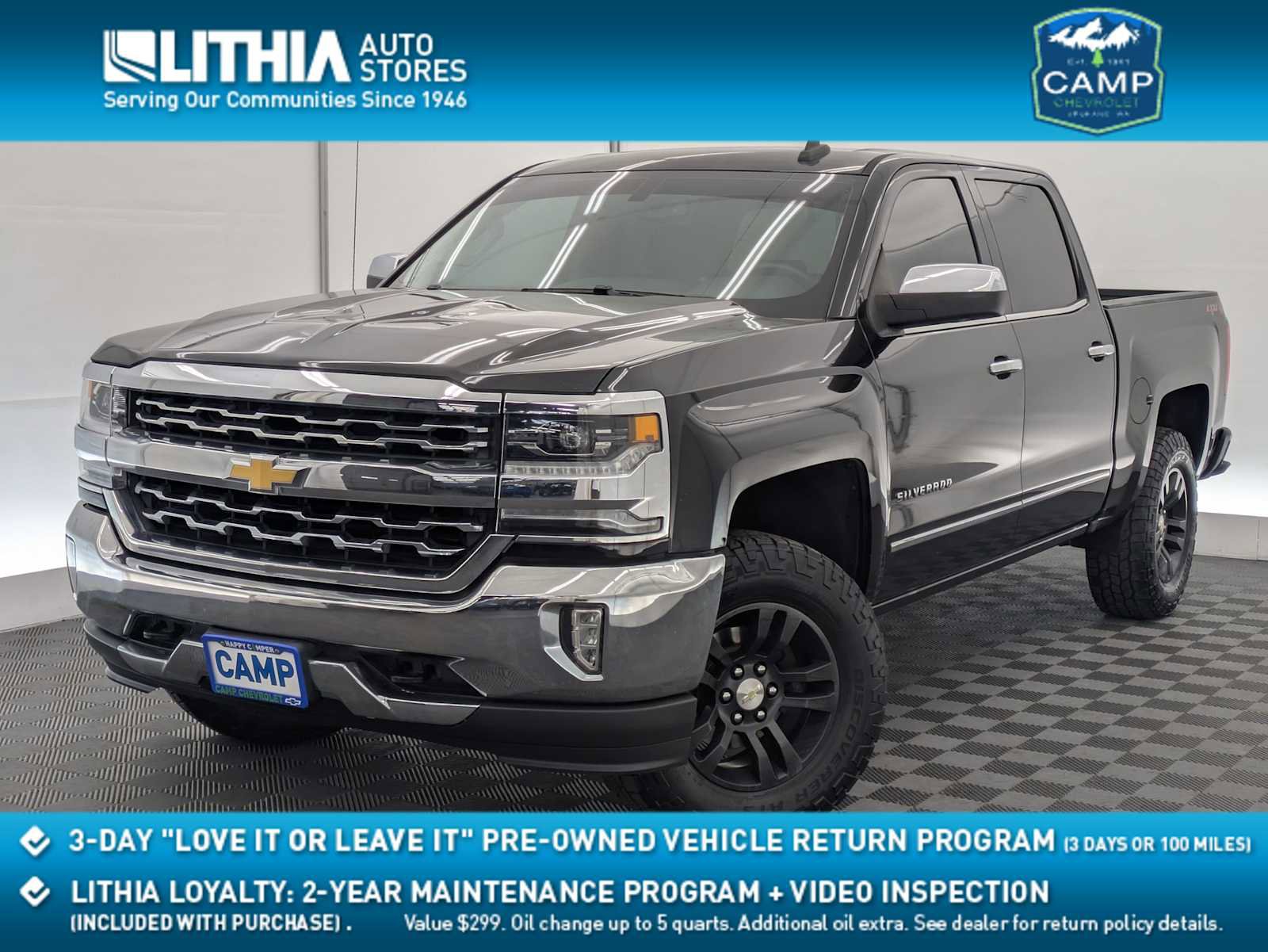 Used 2018 Chevrolet Silverado 1500 LTZ AWD/4WD image 1