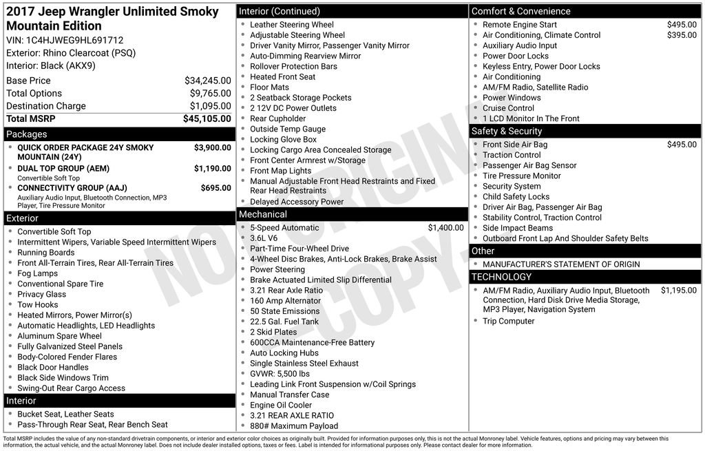 Used 2017 Jeep Wrangler Unlimited Sahara image 27