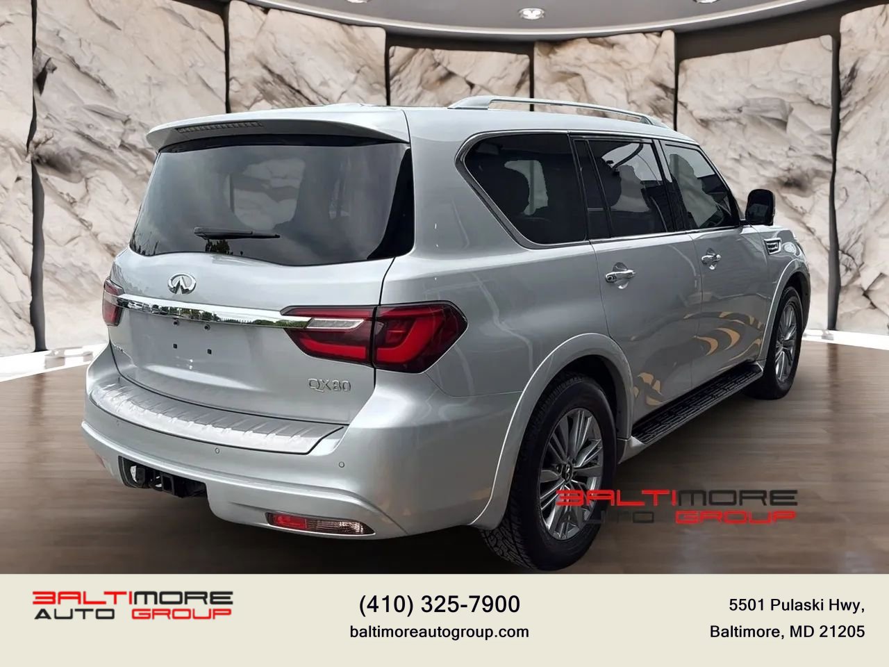 Used 2021 INFINITI QX80 Luxe AWD/4WD image 4